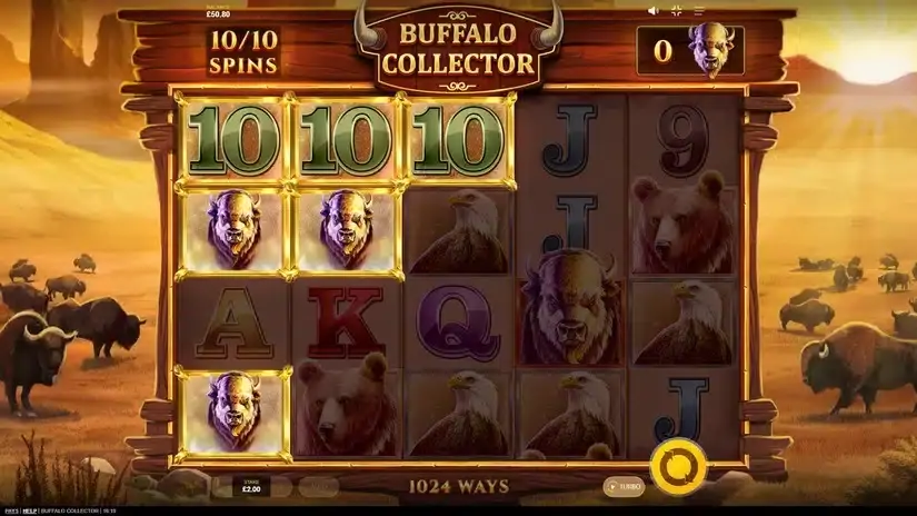 Buffalo Collector slot screenshot 