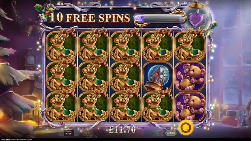 Christmas Morning slot screenshot 