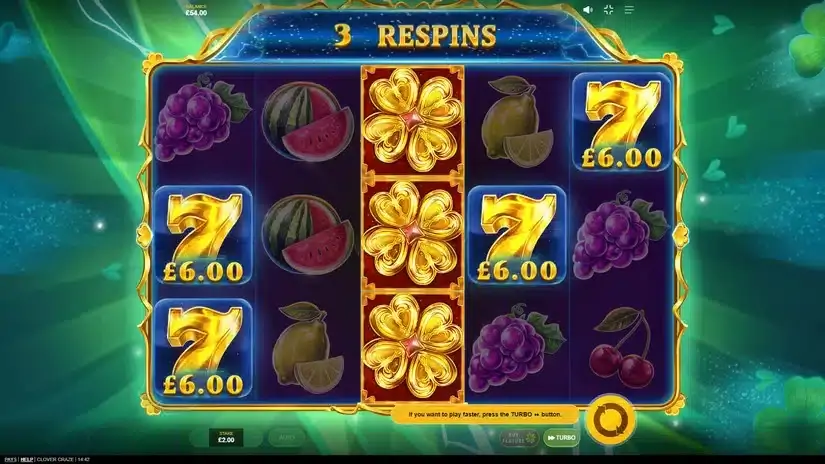 Clover Craze slot screenshot 4