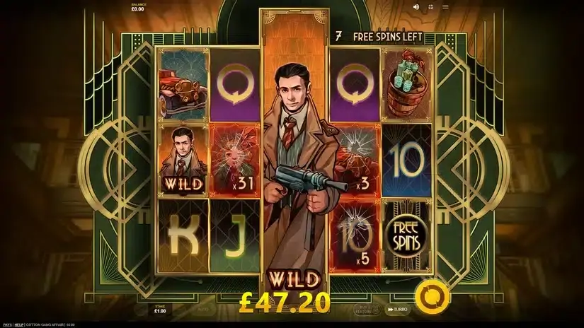 Cotton Gang Affair slot screenshot 5