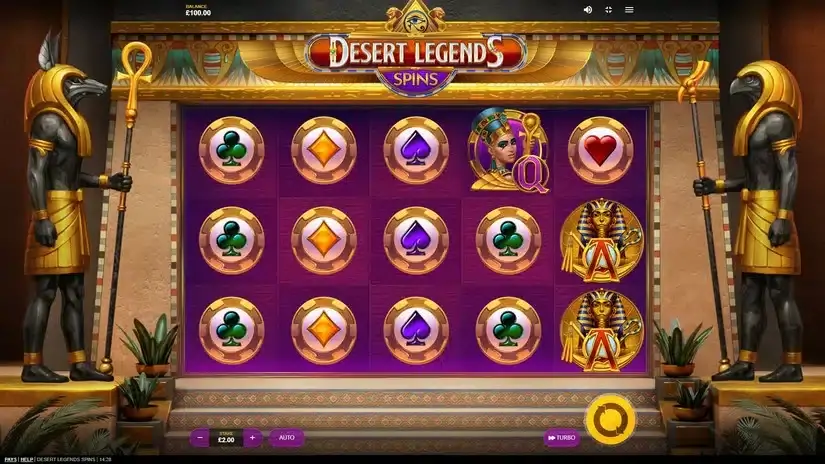 Desert Legends Spins slot screenshot 1