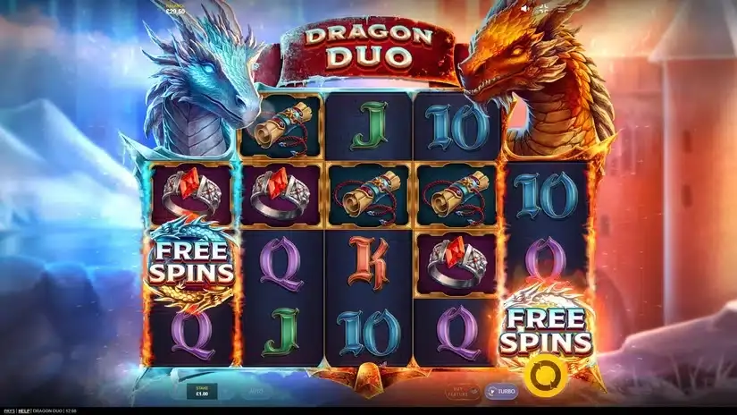 Dragon Duo slot screenshot 2