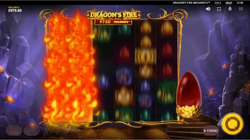 Dragon’s Fire MegaWays slot screenshot 3