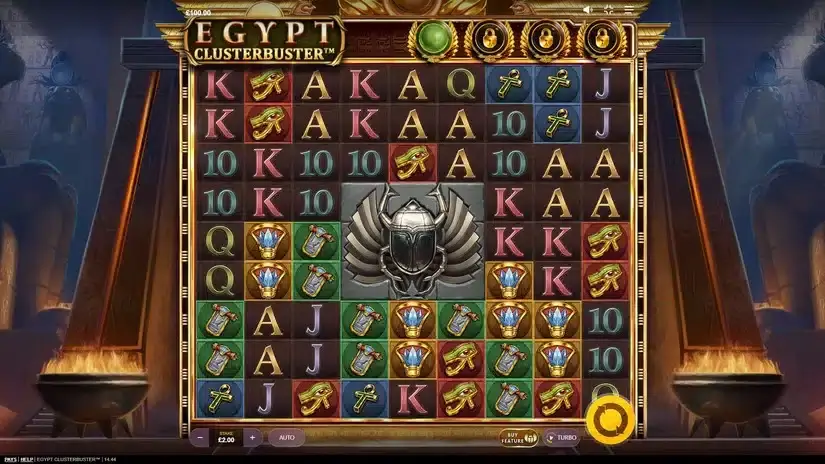 Egypt Clusterbuster slot screenshot 