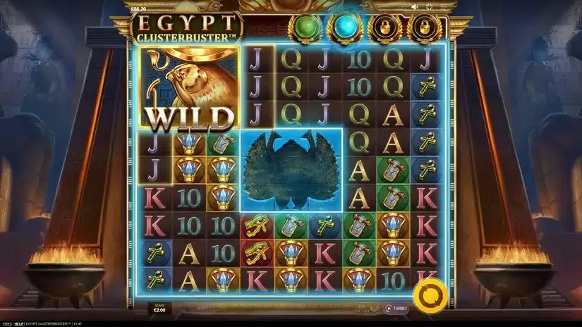Egypt Clusterbuster slot screenshot 