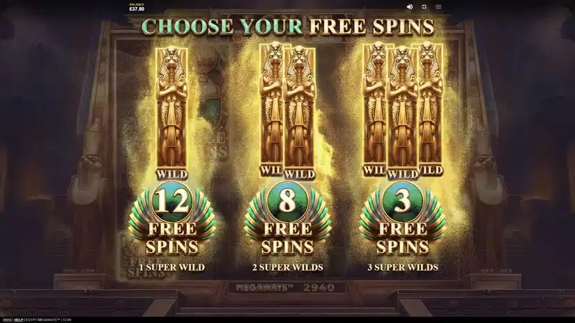 Egypt Megaways slot screenshot 4