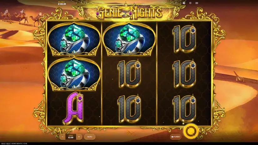 Genie Nights slot screenshot 1