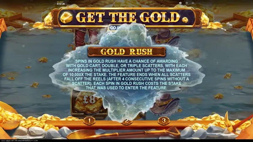 Get The Gold Infinireels slot screenshot 4