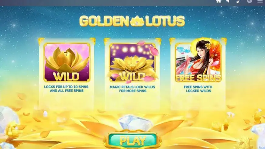Golden Lotus slot screenshot 2