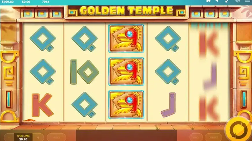 Golden Temple slot screenshot 