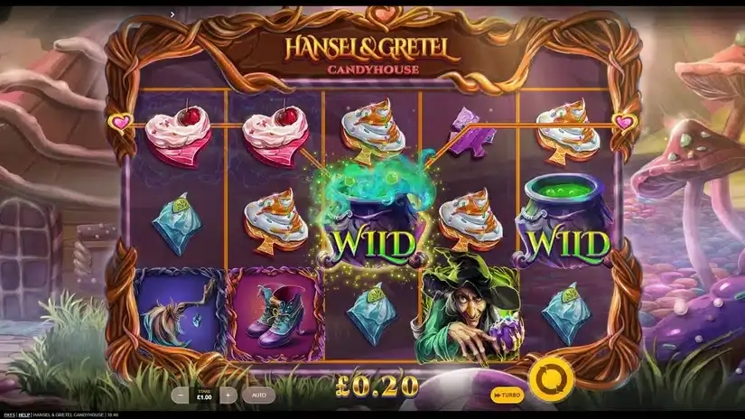 Hansel and Gretel Candyhouse slot screenshot 2