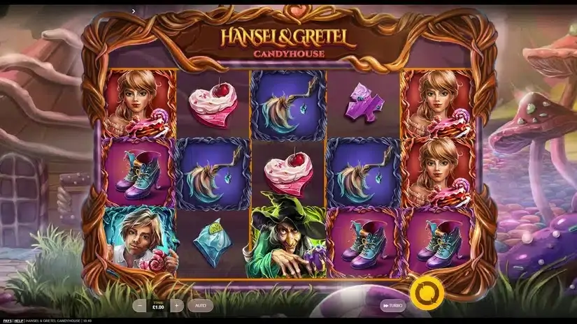 Hansel and Gretel Candyhouse slot screenshot 1