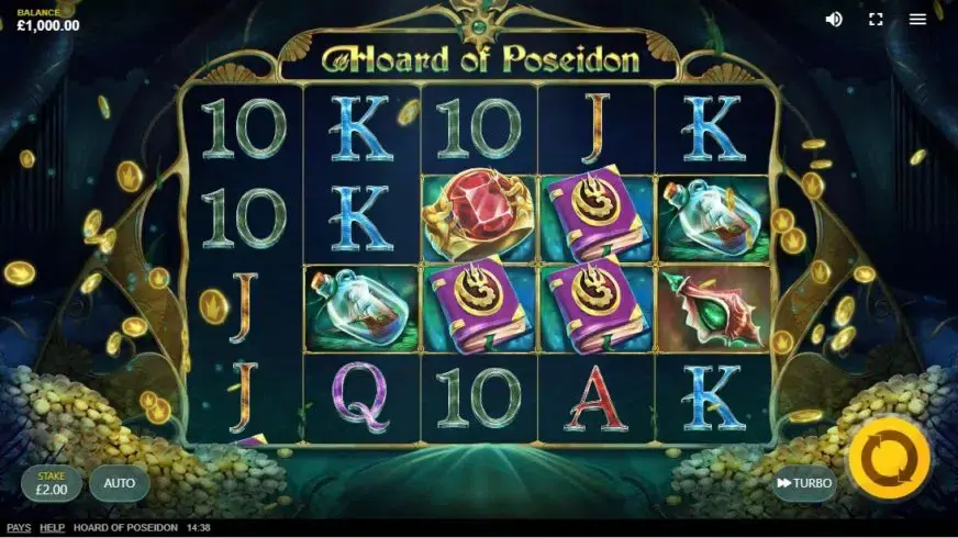 Hoard Of Poseidon slot screenshot 1