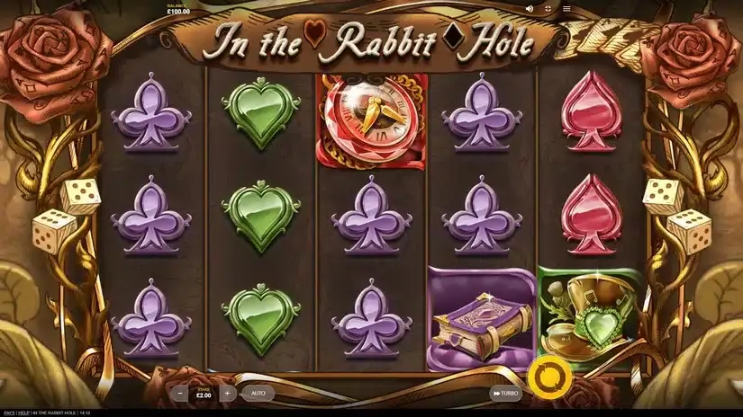 In The Rabbit Hole slot screenshot 1