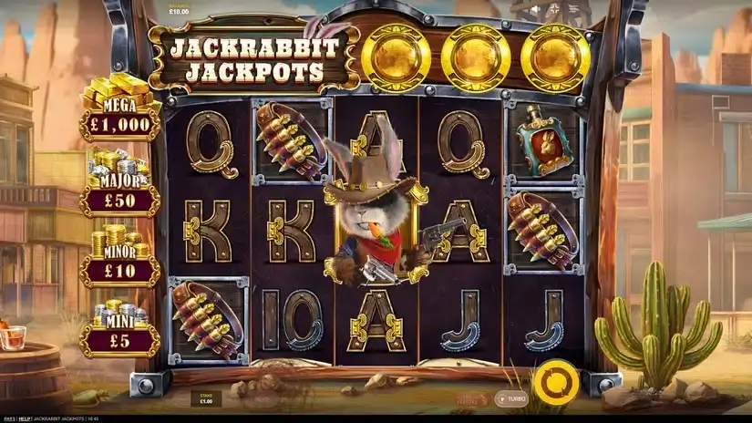 Jackrabbit Jackpots slot screenshot 2