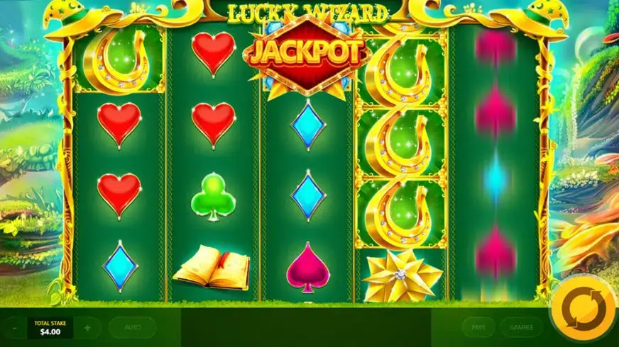 Lucky Wizard slot screenshot 1
