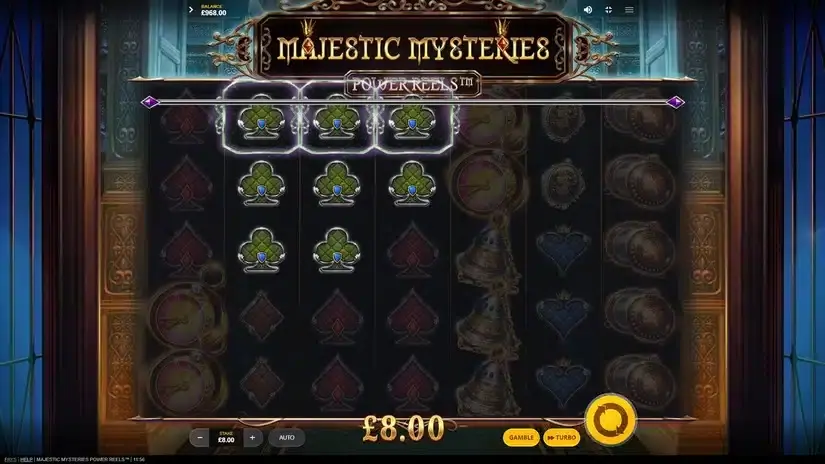 Majestic Mysteries Power Reels slot screenshot 3