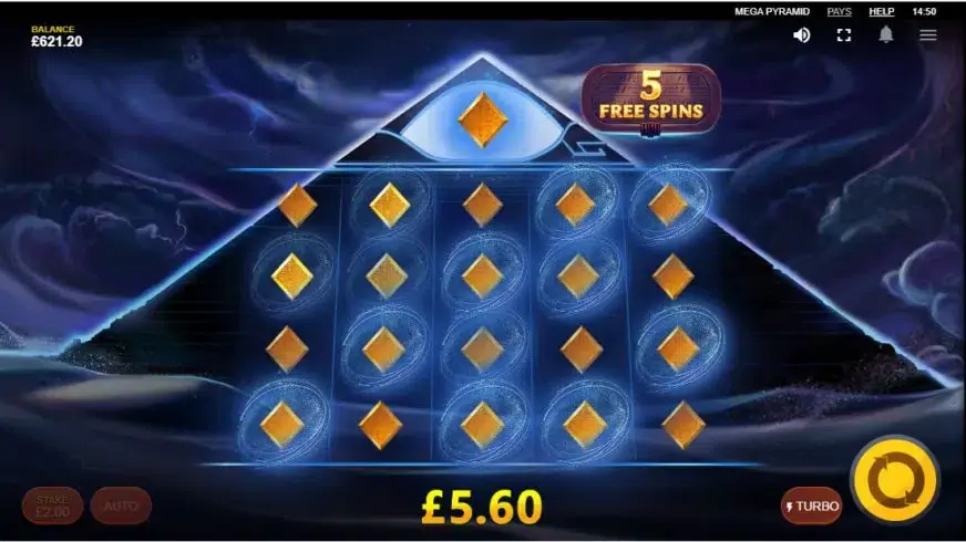 Mega Pyramid slot screenshot 6