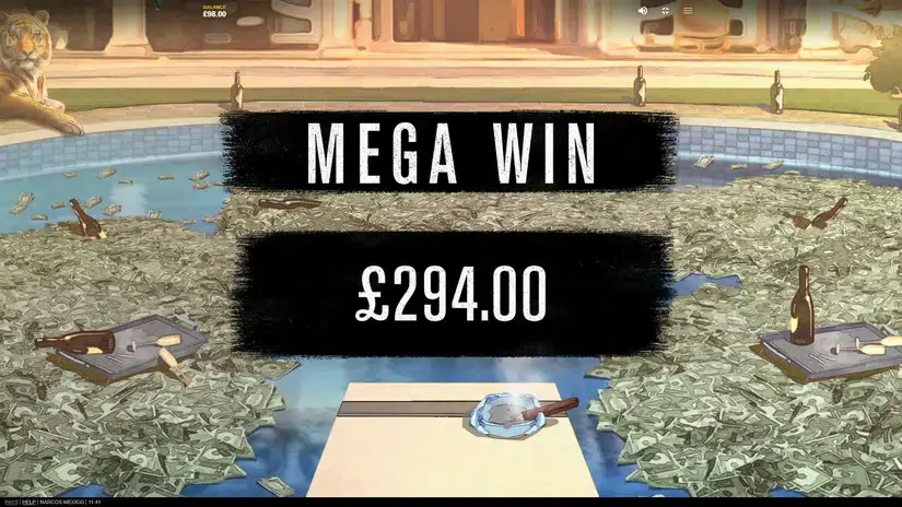 Narcos Mexico slot screenshot 