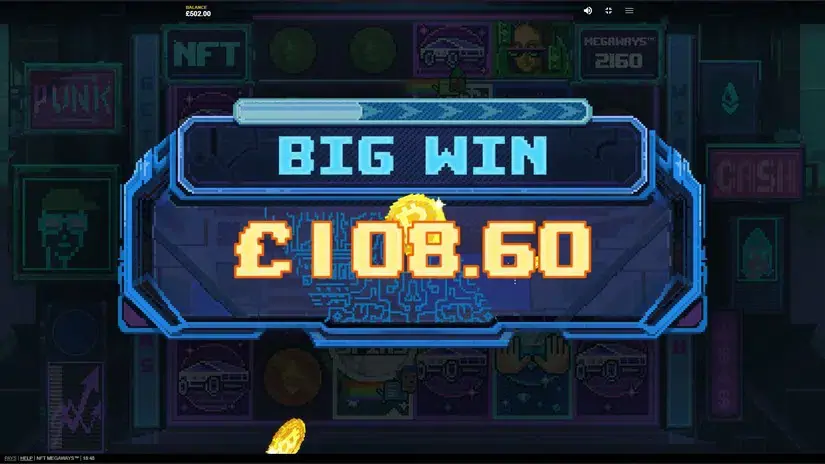 NFT Megaways slot screenshot 6