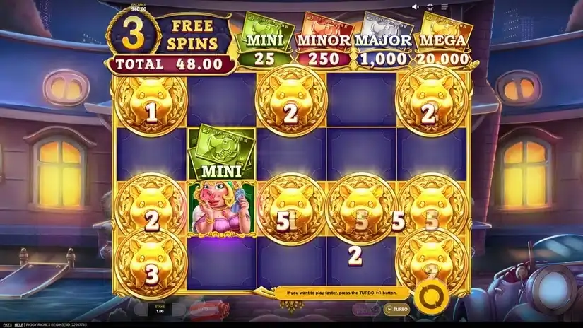 Piggy Riches Begins slot screenshot 4