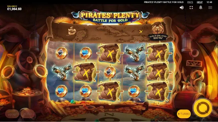 Pirates’ Plenty Battle For Gold slot screenshot 3