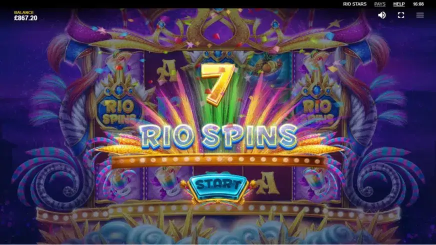 Rio Stars slot screenshot 2