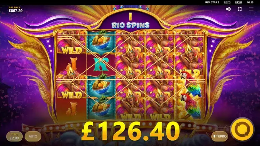 Rio Stars slot screenshot 5