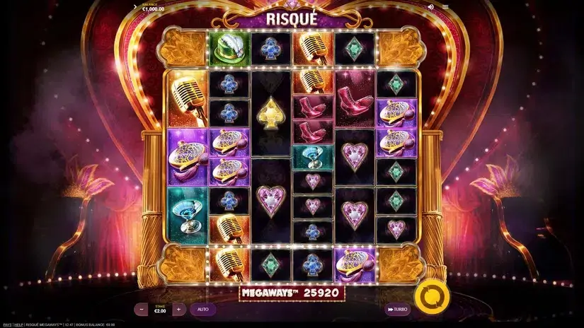 Risqué Megaways slot screenshot 1