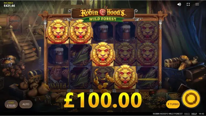 Robin Hood’s Wild Forest slot screenshot 