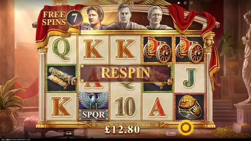 Roman Emperors slot screenshot 4