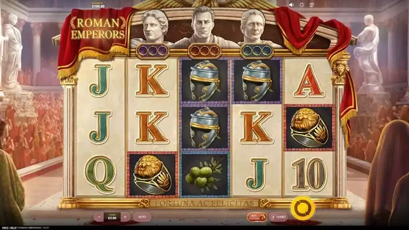 Roman Emperors slot screenshot 2