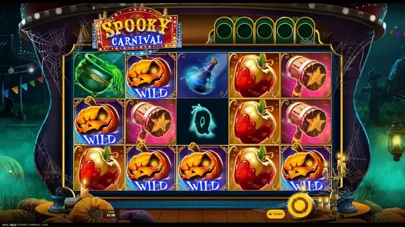 Spooky Carnival slot screenshot 