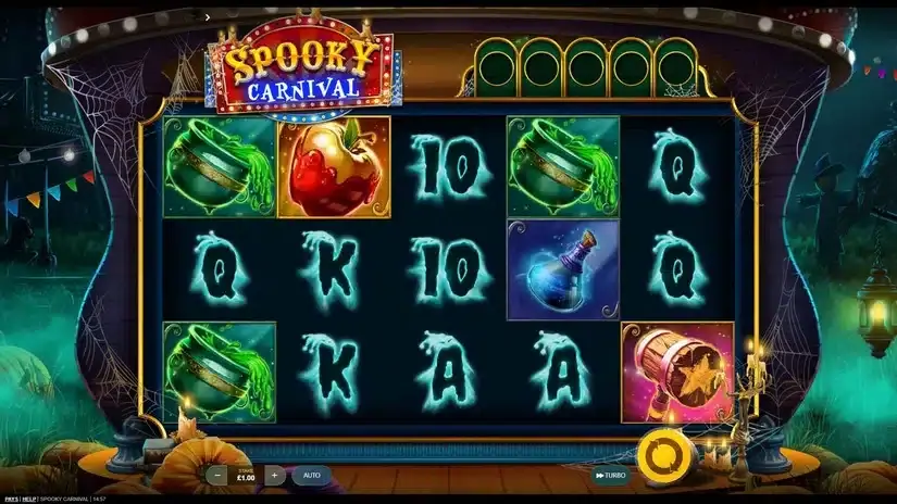 Spooky Carnival slot screenshot 