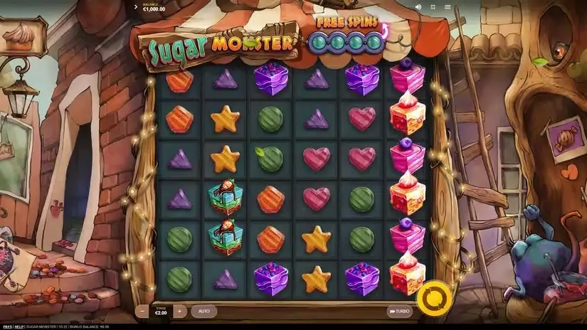 Sugar Monster slot screenshot 