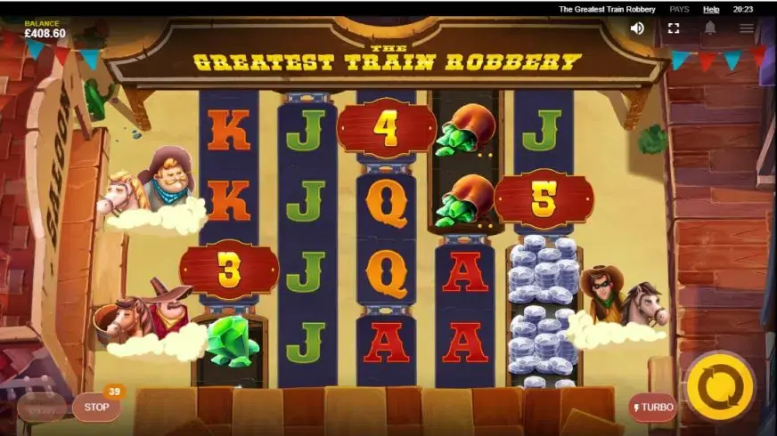 The Greatest Train Robbery slot screenshot 5