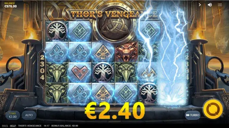 Thors Vengeance slot screenshot 2