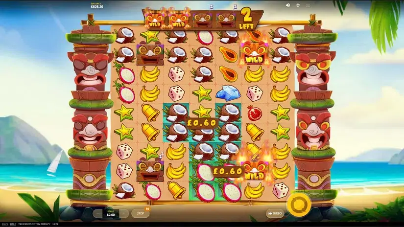 Tiki Fruits Totem Frenzy slot screenshot 4