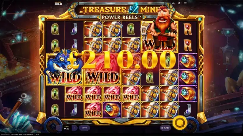 Treasure Mine Power Reels slot screenshot 3
