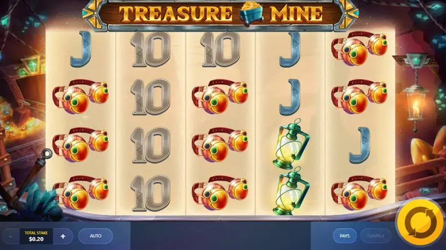 Treasure Mine slot screenshot 1
