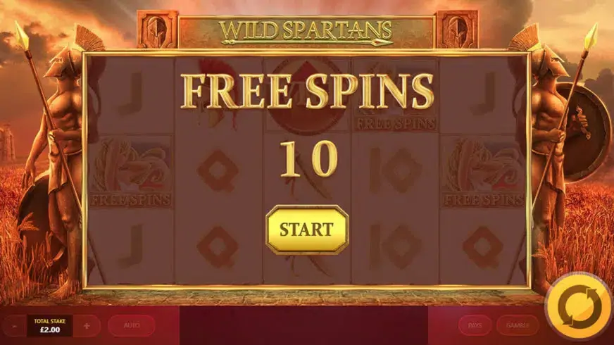 Wild Spartans slot screenshot 1