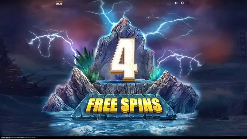 Zillard King Megaways slot screenshot 3