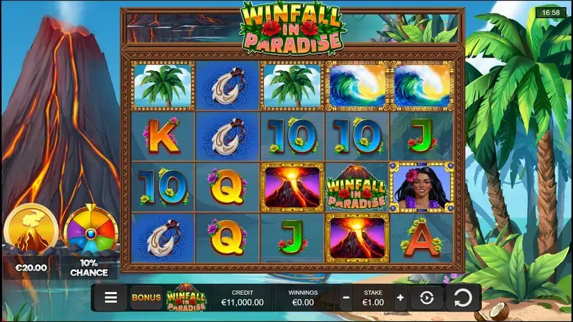 Winfall in Paradise slot screenshot 1