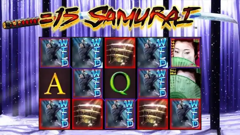 15 Samurai slot screenshot 2