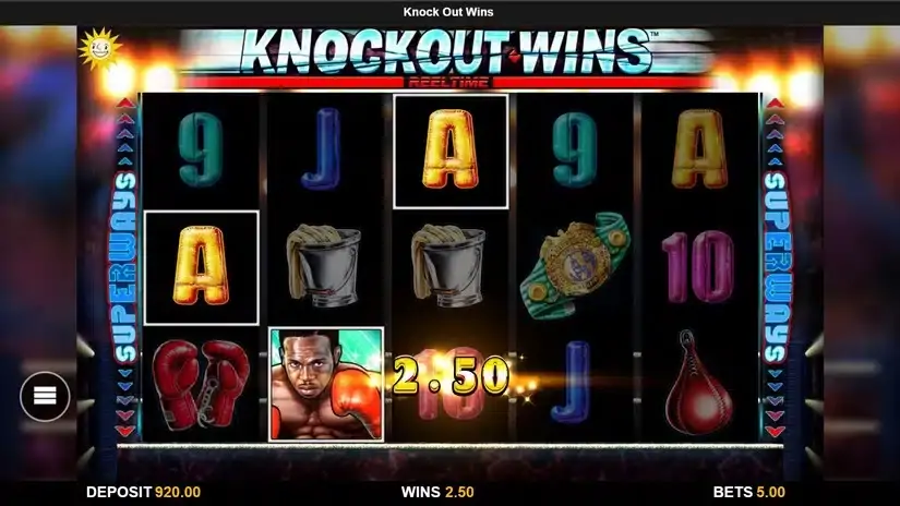 Knockout Wins slot screenshot 2