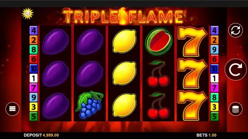 Triple Flame slot screenshot 1