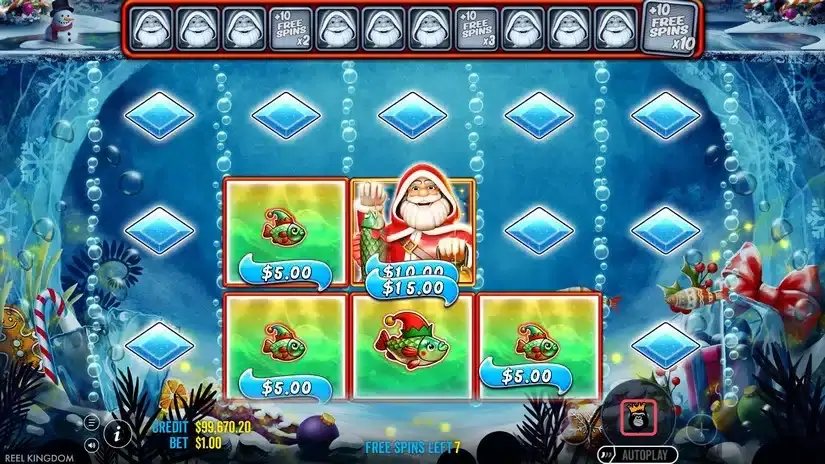 Big Bass Christmas Frozen Lake slot screenshot 7