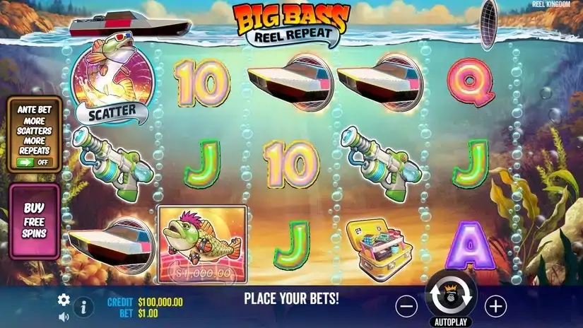 Big Bass Reel Repeat slot screenshot 