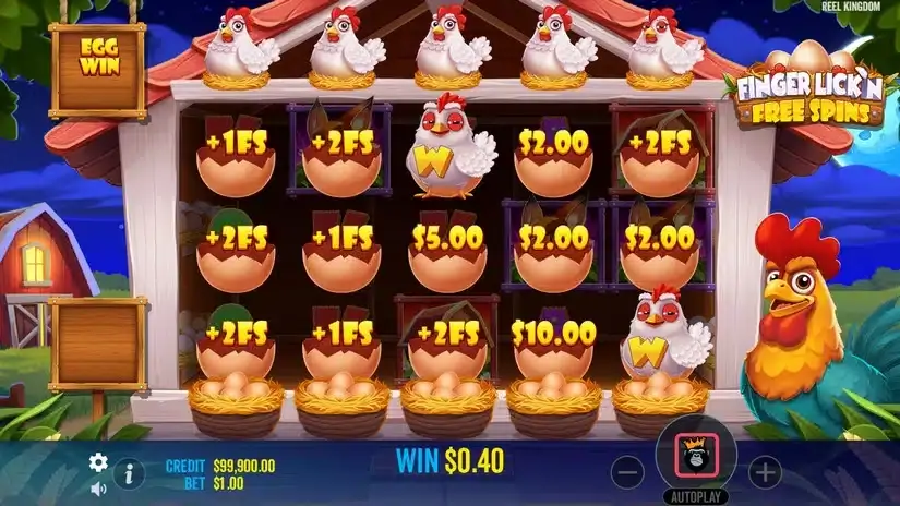 Finger Lick’n Free Spins slot screenshot 4