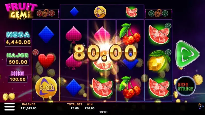 Fruit Gemz Splitz slot screenshot 5